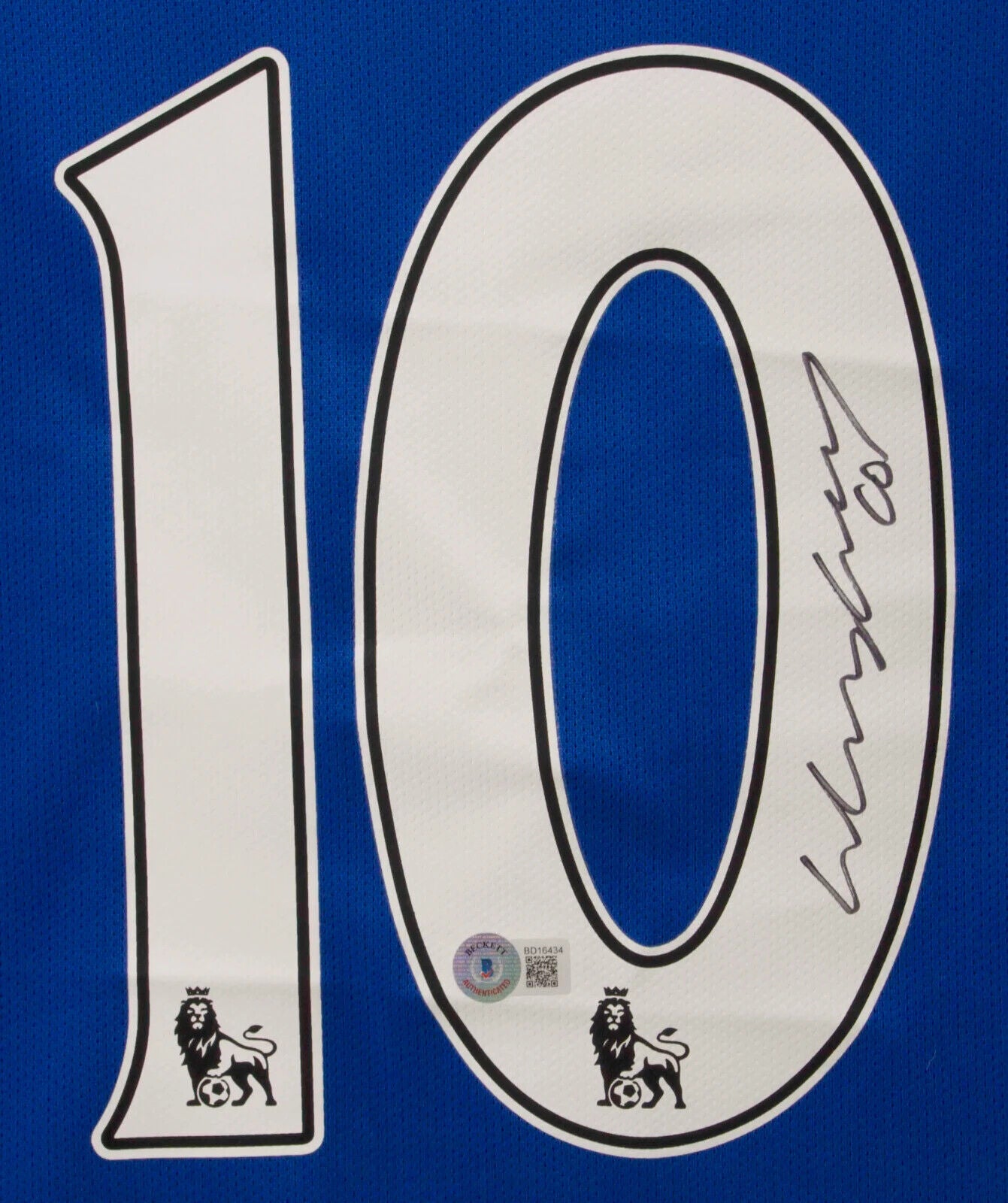 Wayne Rooney Signed Manchester United Away Soccer Jersey #10 with Beckett COA